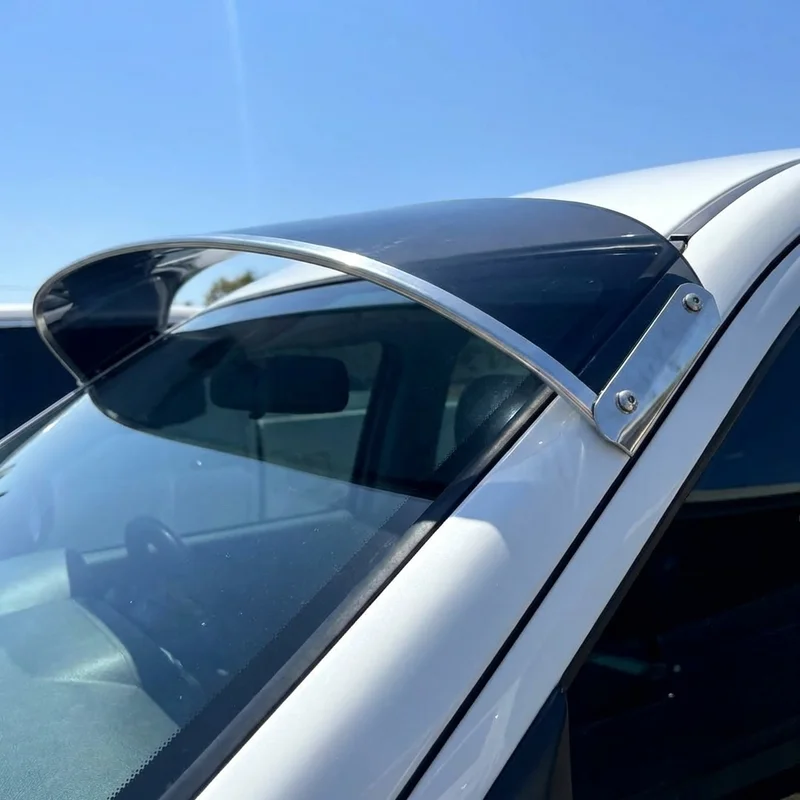 Volvo 740 solid akryl frontrute-solskjerm (1985 - 1992) - 1