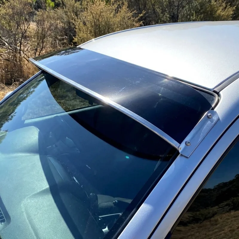 Volvo C40 Recharge solid akryl frontrute-solskjerm (2022 - 2024) - 1