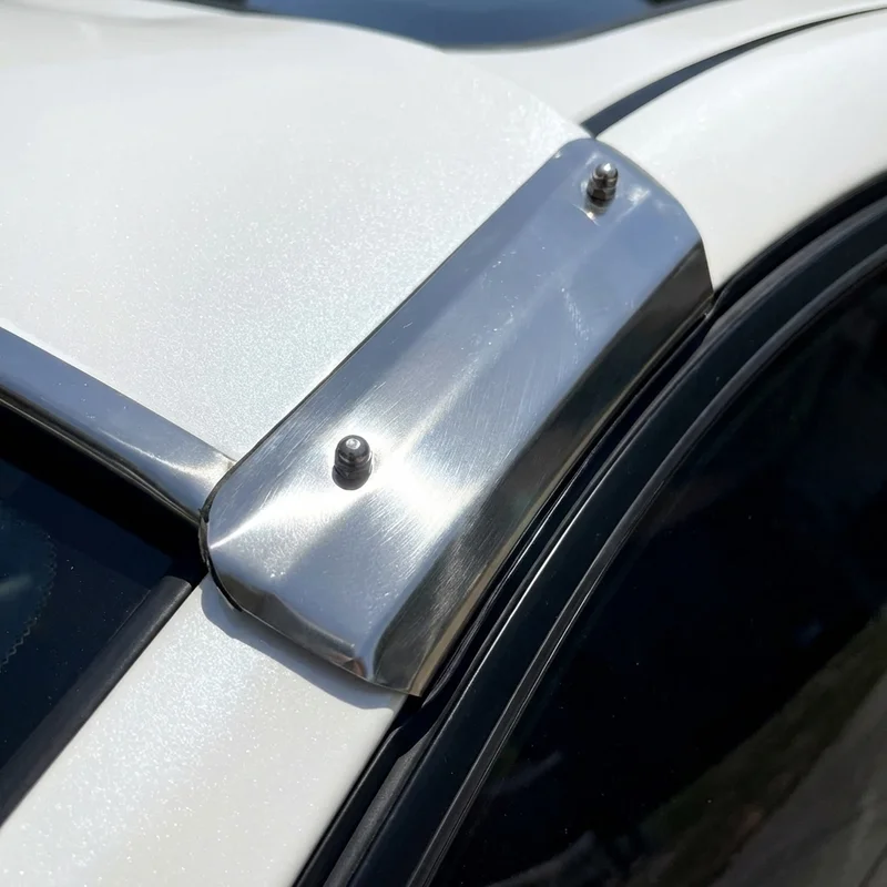 White WCM Sunvisor Mounting Bracket Kit (1981 - 1988) - 1