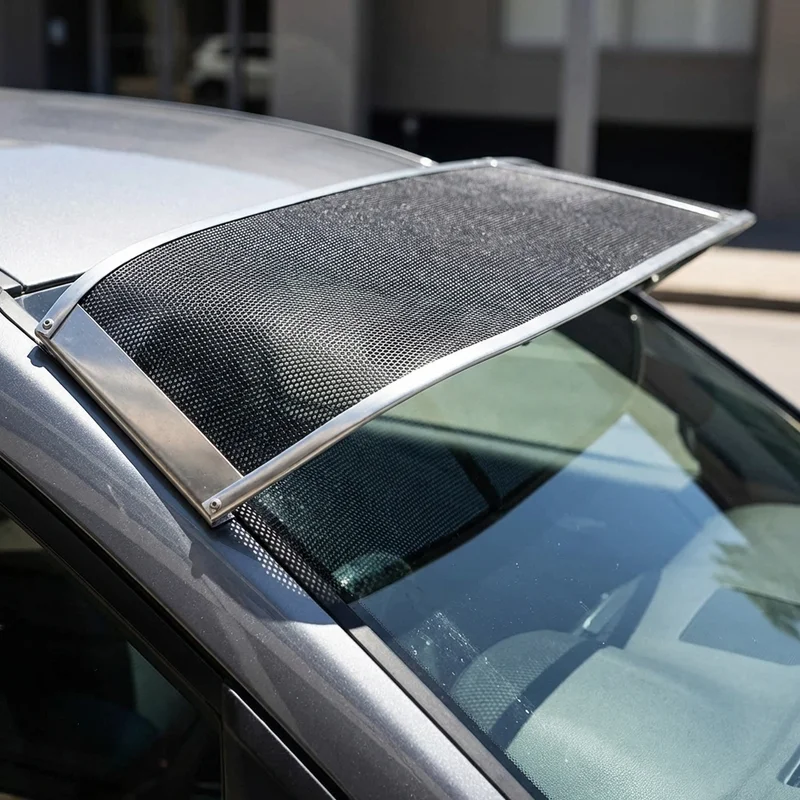 White WIL Mesh Windscreen Sunvisor (1984 - 1988) - 1