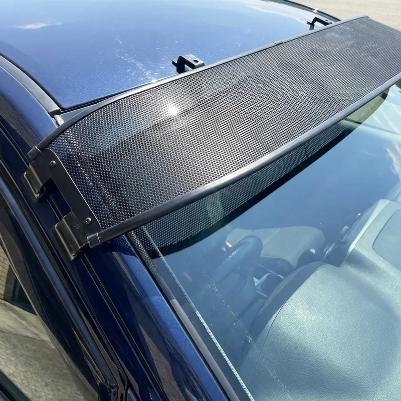 White WIS Mesh Windscreen Sunvisor (1984 - 1988) - 1